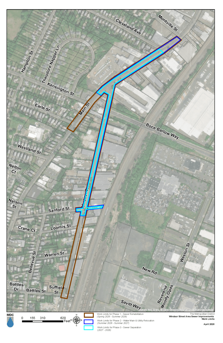 Windsor Street Area Sewer Separation Project | The MDC